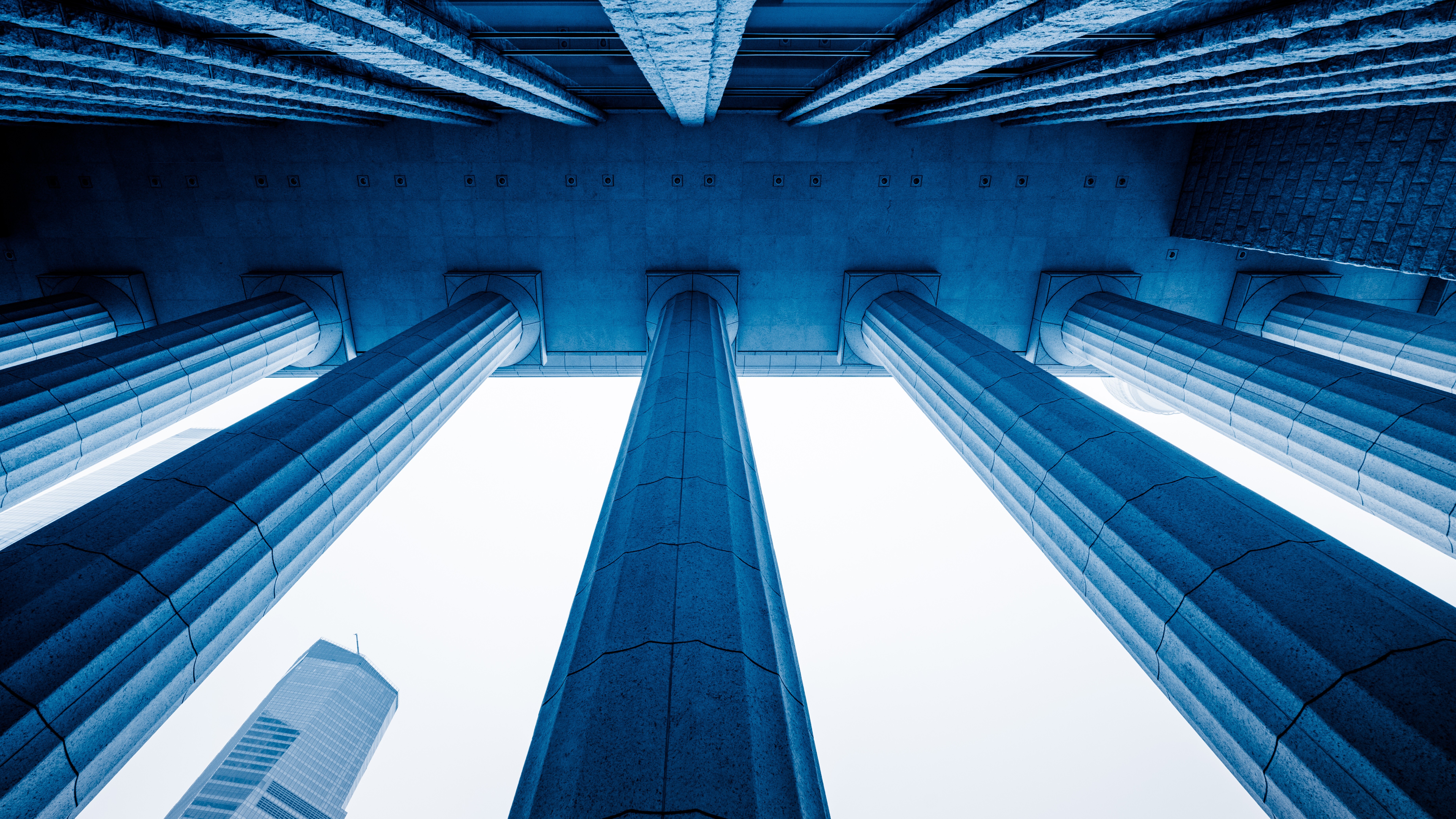 columns of historic building