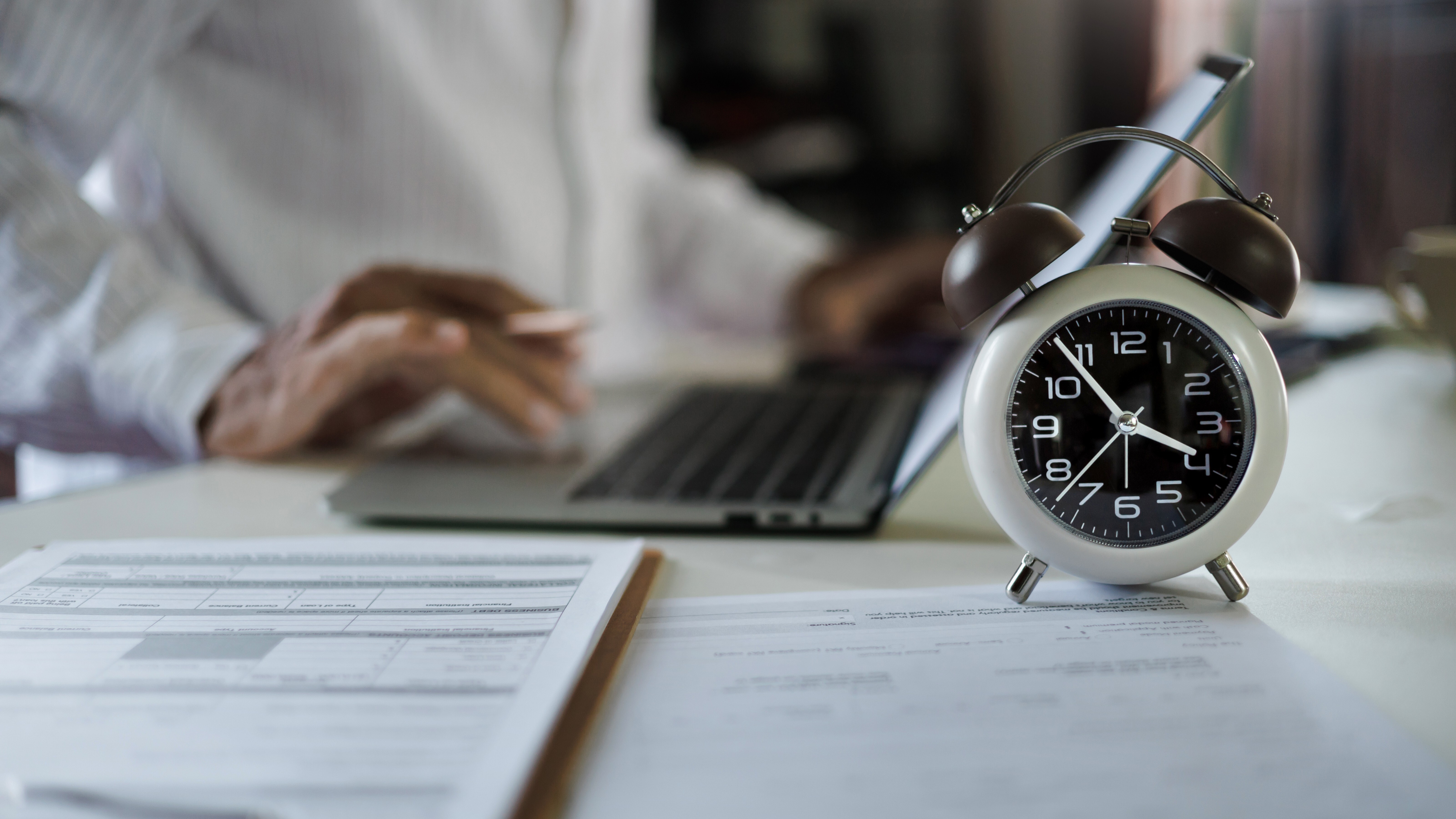 Clock on Desk