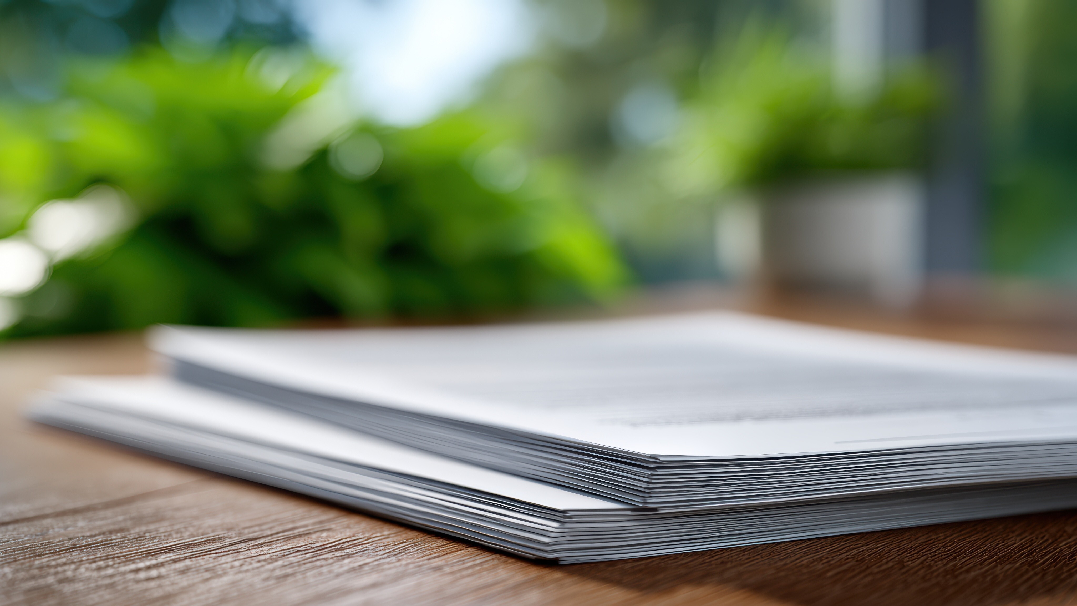 AI ethics and bias-prevention guidelines displayed on printed documents, with a softly blurred office background.