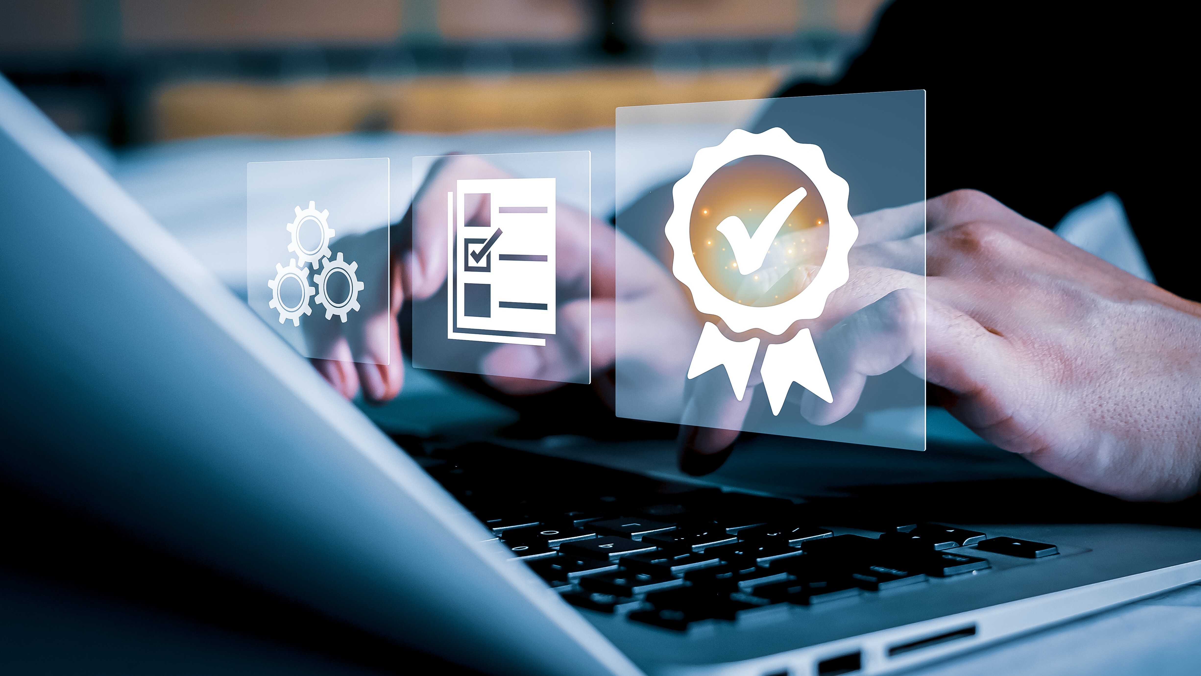 iso certified cybersecurity concept